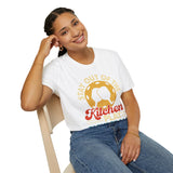 Stay out of the Kitchen - Play Pickelball - Unisex Softstyle T-Shirt