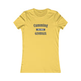 Cumming, Georgia - Est 1858 - Women's Favorite Tee