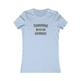 Cumming, Georgia - Est 1858 - Women's Favorite Tee