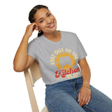 Stay out of the Kitchen - Play Pickelball - Unisex Softstyle T-Shirt
