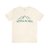 Appalachia with Mountains - Unisex Jersey Short Sleeve Tee