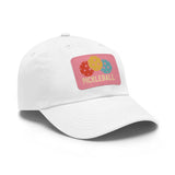 Pickleball Dad Hat with Leather Patch (Rectangle)