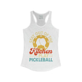 Stay out of the Kitchen and Play Pickleball - Women's Ideal Racerback Tank