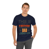 This is What an Awesome Dad Looks Like - Unisex Jersey Short Sleeve Tee
