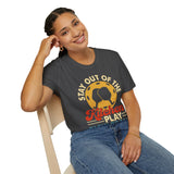 Stay out of the Kitchen - Play Pickelball - Unisex Softstyle T-Shirt