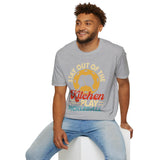 Stay out of the Kitchen - Play Pickelball - Unisex Softstyle T-Shirt