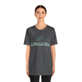 Appalachia with Mountains - Unisex Jersey Short Sleeve Tee