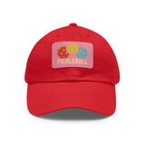 Pickleball Dad Hat with Leather Patch (Rectangle)