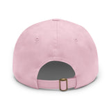 Pickleball Dad Hat with Leather Patch (Rectangle)