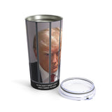 Trump Mugshot Behind Bars - Tumbler 20oz
