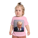 Trump Mugshot - Baby Short Sleeve T-Shirt