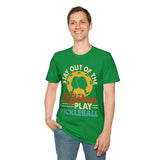 Stay out of the Kitchen - Play Pickelball - Unisex Softstyle T-Shirt
