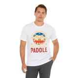Never Underestimate an Old Man with a Pickleball Paddle - Unisex Jersey Short Sleeve Tee
