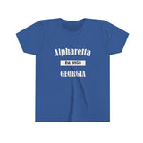 Alpharetta, Georgia - Est 1858 - Youth Short Sleeve Tee