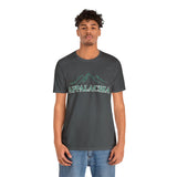 Appalachia with Mountains - Unisex Jersey Short Sleeve Tee