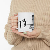 World's Greatest Dad Award with Fighting Kids - Ceramic Mug 11oz