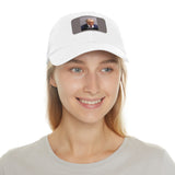 Trump Mugshot - Dad Hat with Leather Patch (Rectangle)