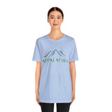 Appalachia with Mountains - Unisex Jersey Short Sleeve Tee