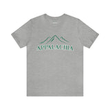 Appalachia with Mountains - Unisex Jersey Short Sleeve Tee