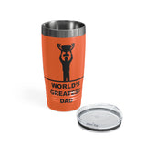 World's Greatest Dad Award with Fighting Kids - Ringneck Tumbler, 20oz