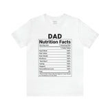 Dad - Nutrition Facts - Unisex Jersey Short Sleeve Tee