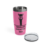World's Greatest Dad Award with Fighting Kids - Ringneck Tumbler, 20oz