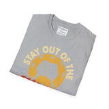 Stay out of the Kitchen - Play Pickelball - Unisex Softstyle T-Shirt