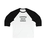 Cumming, Georgia - Est 1832 - Unisex 3\4 Sleeve Baseball Tee
