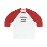 Cumming, Georgia - Est 1832 - Unisex 3\4 Sleeve Baseball Tee