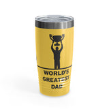 World's Greatest Dad Award with Fighting Kids - Ringneck Tumbler, 20oz