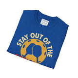 Stay out of the Kitchen - Play Pickelball - Unisex Softstyle T-Shirt