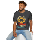 Stay out of the Kitchen - Play Pickelball - Unisex Softstyle T-Shirt