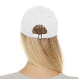 Trump Mugshot - Dad Hat with Leather Patch (Round)
