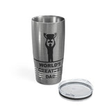 World's Greatest Dad Award with Fighting Kids - Ringneck Tumbler, 20oz
