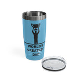 World's Greatest Dad Award with Fighting Kids - Ringneck Tumbler, 20oz