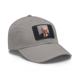 Trump Mugshot - Dad Hat with Leather Patch (Rectangle)