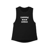 Cumming, Georgia - Est 1832 - Women's Flowy Scoop Muscle Tank
