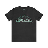 Appalachia with Mountains - Unisex Jersey Short Sleeve Tee