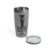 World's Greatest Dad Award with Fighting Kids - Ringneck Tumbler, 20oz