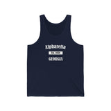 Alpharetta, Georgia - Est 1858 - Unisex Jersey Tank