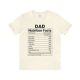 Dad - Nutrition Facts - Unisex Jersey Short Sleeve Tee