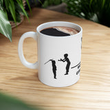 World's Greatest Dad Award with Fighting Kids - Ceramic Mug 11oz
