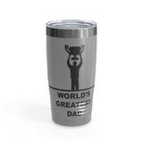 World's Greatest Dad Award with Fighting Kids - Ringneck Tumbler, 20oz