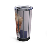Trump Mugshot Behind Bars - Tumbler 20oz