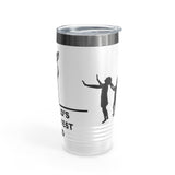 World's Greatest Dad Award with Fighting Kids - Ringneck Tumbler, 20oz