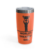 World's Greatest Dad Award with Fighting Kids - Ringneck Tumbler, 20oz