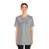 Appalachia with Mountains - Unisex Jersey Short Sleeve Tee
