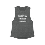 Alpharetta - Est 1858 - Women's Flowy Scoop Muscle Tank
