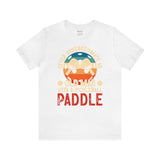 Never Underestimate an Old Man with a Pickleball Paddle - Unisex Jersey Short Sleeve Tee