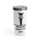 World's Greatest Dad Award with Fighting Kids - Ringneck Tumbler, 20oz